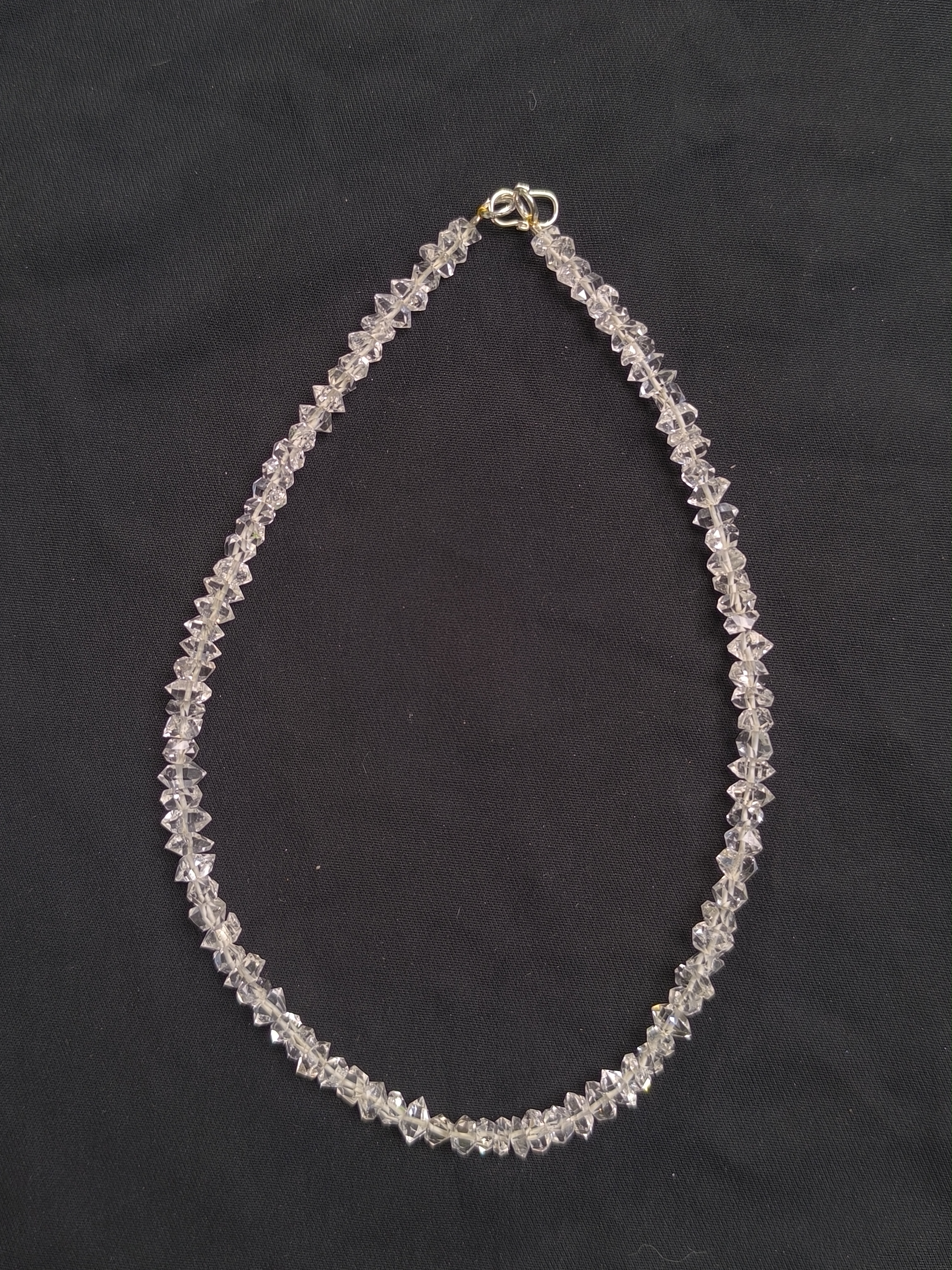 Diamond Quartz Necklace